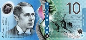 billetes australia 10 aud