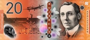 billetes australia 20 aud